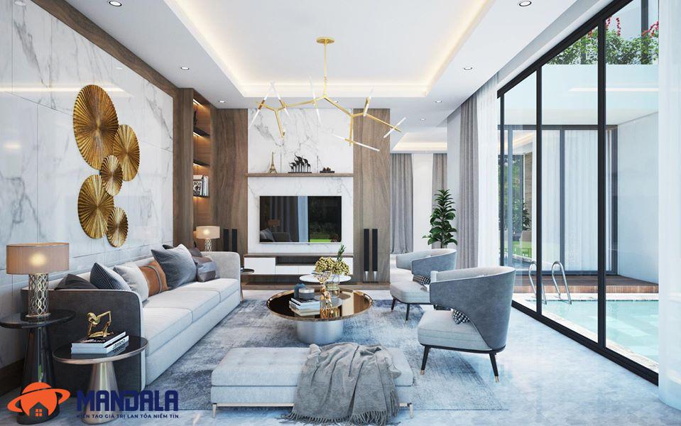 Thi công nội thất biệt thự Phúc Thọ