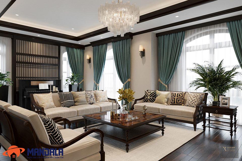 Thi công nội thất biệt thự Bắc Giang
