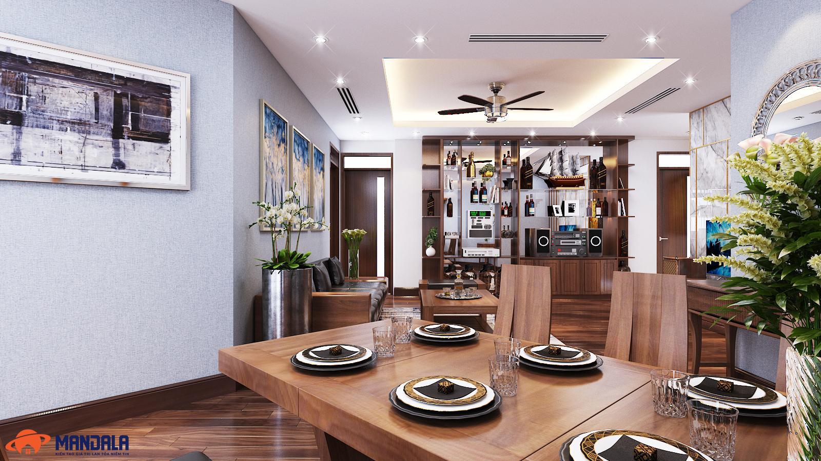 Thi công nội thất biệt thự Hoàng Đạo Thúy