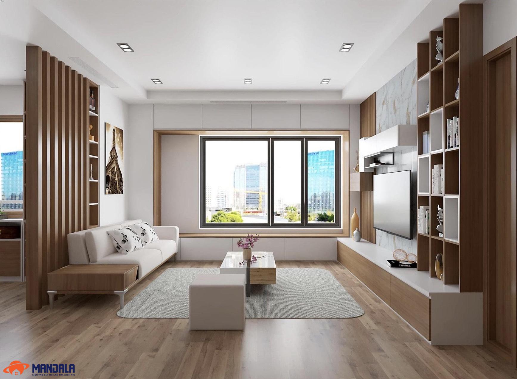 Thi công nội thất biệt thự Geleximco Lê Trọng Tấn